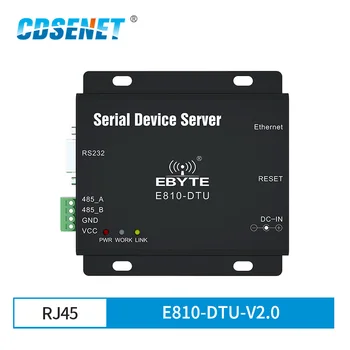 E810-סטו-V2.0 RS232 RS485 כדי Ethernet RJ45 טורית שרת אלחוטי המשדר מודם דופלקס מלא מודול