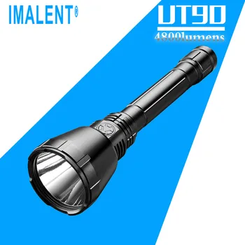 IMALENT UT90 טורף פנס טקטי Luminus SBT-90 2 4800LM LED לפיד עם 21700 סוללה עבור ציד או חיפוש הילדה בעט ורו