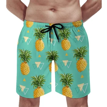 2023 בגד ים גברים מזדמנים חוף הוואי קצרים 3D מודפסים פירות לוח מכנסיים קצרים בגד ים homme יוקרתי גבר קיץ מגניב קרח קצרים.