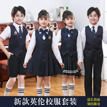 חצאית ספר קוריאני התלמידים פזמון ביצועים בגדים בריטי בית הספר מדים שירה, דקלום ביצועים בגדים