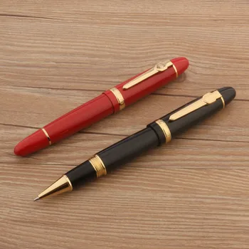 Jinhao 159 רולר בול עט מתכת זהב סגול ספין נייר משרדי, ציוד לביה 