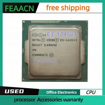 Usado מעבד Xeon E3-1245v3 SR14T 3.4 GHZ 4núcleos LGA1150 84W 22nm-E3 1245V3 processador