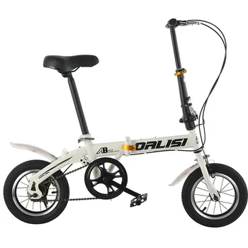 12 אינץ מתקפל-אופניים נייד Mini ילדים האופניים פחמן פלדה נגד החלקה Bmx התנגדות ללבוש צמיגים תופסים לא מקום