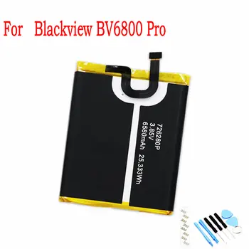 מקורי חדש 6580mAh סוללה עבור Blackview BV6800 Pro IP68, עמיד למים MT6750T טלפון נייד