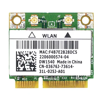 עבור ברודקום BCM943228 DW1540 2.4 G/5G Dual תדר MINI PCIE 300Mbps בתקן 802.11 A/B/G/N מובנה, כרטיס רשת אלחוטי