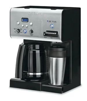 Cuisinart קפה פלוס™ 12 גביע לתכנות מכונת קפה + מים מערכת