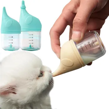 גור חתלתול האכלה בבקבוק להגדיר מחמד כלב חתול Bady סיעוד מים חלב מזין היילוד חתול שותה בקבוק חיית המחמד מזין אספקה