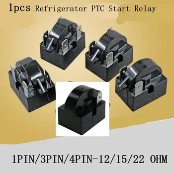 1PCS מקרר קירור PTC Starter ממסר 1/3/4Pins מזגן מדחס עומס מגן החלפת אביזרים