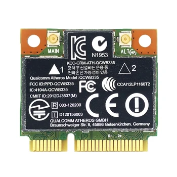 AR9565 WiFi כרטיס QCWB335 Mini PCIE Bluetooth 4.0 150Mbps 2.4 G עבור XP Win7 Win8 מערכת Linux