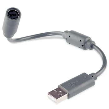 1 יח ' יח USB ניתוק כבל מאריך למחשב, ממיר מתאם כבל עבור Microsoft Xbox 360 קווי בקר Gamepad