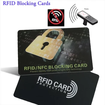 1Pc RFID חסימת כרטיסים ללא מגע NFC חיוב כרטיס אשראי דרכון המגן חוסם להגדיר חכם Anti-theft עיצוב מתאים באופן מושלם