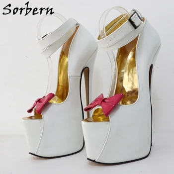 Sorbern לבן עור אמיתי נעלי נשים 24ס 