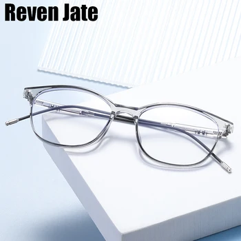 Reven 81234 TR90 סיבוב מסגרת משקפיים, גברים נשים וינטאג מרשם משקפיים מסגרת קוצר ראייה אופטי למשקפיים נגד ריי כחול