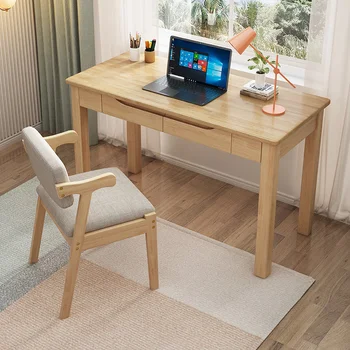 יוקרתי מודרני זולים הביתה רהיטים שולחן העבודה חדר שינה עץ מלא הספר לשולחן עם אחסון