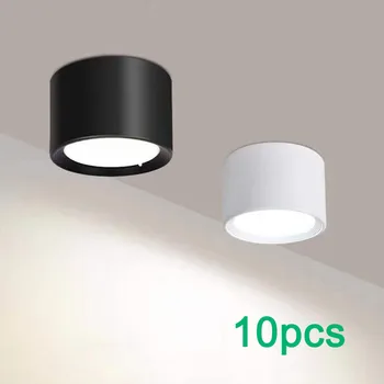 10pcs צמודי downlight LED מנורת תקרה 5W 7W 9W 12W 15W 18W נורדי פשוט זרקור LED תאורה פנימית AC220V 110V