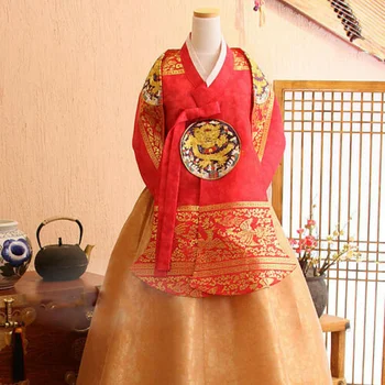2020 חדש 100% משי אמיתי ההאנבוק הזה שמלה קוריאני מסורתי טקס תחפושת DANGUI קוריאני מלכותי תחפושת