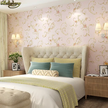 beibehang האמריקאי פסטורלי פרחים טפט על קירות עיצוב מובלט 3D קיר גלילי נייר עבור חדר השינה, הסלון רקע הטלוויזיה
