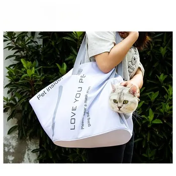 הכלב גור נושאת תיק חתולים נסיעות חיצונית כתף קלע התיק נייד שיגור נעות מסוע אביזרים צ ' יוואווה