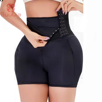 GUUDIA תחת מרים Shapewear הגוף מגבש קצרים Paded התחתונים שליטה תחתונים סקסי מעצבי היפ משפר המותניים מאמן Shapwear