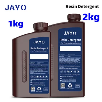 JAYO 3d שרף ניקוי שקוף 1&2KG מתאים לכל שרף חוץ-מים לשטוף ריח נמוכות&רעילות נמוכה&בטוחה ולא-דליק