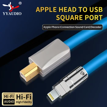 כבל USB ברק USB B כבלים עבור מפענח הצליל כרטיס טיונר אלקטרוני איברים וכו ' HiFi פענוח DAC אודיו מסוג-C ל-USB כבל