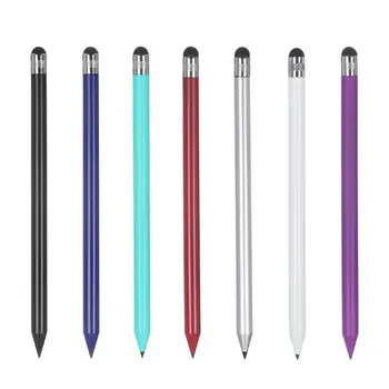 בעל הראש הכפול מסך מגע העט עיפרון עט קיבולי עבור iPad עבור טלפון סמסונג Tablet PC אביזרים (לא יכול לצייר על המסך)