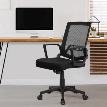 אמצע הגב רשת מתכווננת ארגונומי כיסא המחשב, להרים את הכסא המסתובב מעונות סטודנטים בחזרה כיסא ישיבות צוות הכיסא