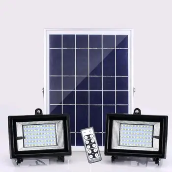 3PCS 30led 60led 80led 100led כוח סולארית LED מבול אור פנל סולארי +2PCS Led מבול מנורה סולארית LED חיצוני תאורת גן