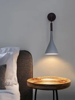 הנורדית המודרנית ליד המיטה מנורת קיר חדר השינה המלון ליד המיטה ארון כניסה תאורה בסלון במעבר למרפסת קיר בעיצוב אור
