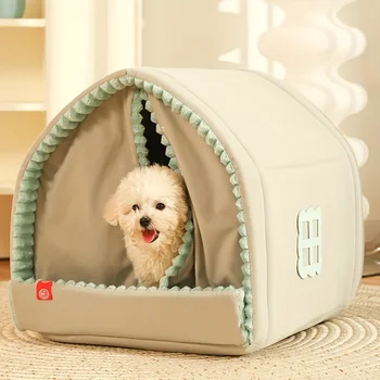 מיטת כלבים חמים המערה רחיץ חתול אוהל הבית רכים עם כרית חמה מצחיק קטן, בינוני התינוק מחמד אביזרים מיטות ורהיטים