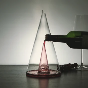 כוס יין הגשה מהירה מפל הפירמידה וויסקי Seperator יד עשה מחיצה יין אביזרים סרגל כלים