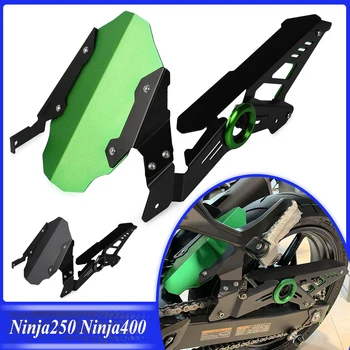 על קוואסאקי Ninja400 Ninja250 Z400 הנינג ' ה 400 250 17 2018 2019 2020 אופנוע הפגוש האחורי Mudguard שרשרת המשמר כיסוי מגן