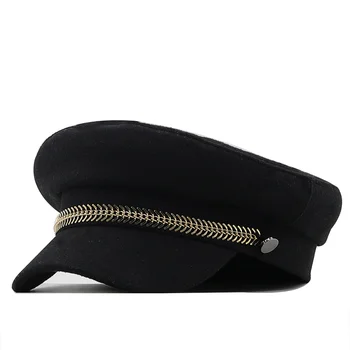 מזדמן צבאי כובעי אישה כותנה כומתה שטוח כובעים כובע קפטן משאית בציר שחור ספורט אבא עצם זכר של נשים כובע צמר