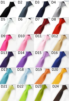 חדש בצבע מוצק עניבות גברים מותג Mens עניבות סטים חתונה/עסקים/מתנה עניבה