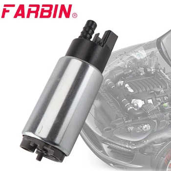 FARBIN אוניברסלי חשמלית משאבת הדלק להשלים את התקנת ערכת ביצועים גבוהים Intank דלק משאבת דלק העברת משאבת ואביזרי רכב