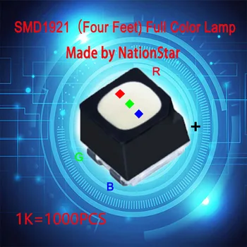 NationStar SMD1921 מלא צבע LED מנורה של מטר וחצי משמש תצוגת LED תחזוקה, בחוץ RGB רכיבי תצוגה
