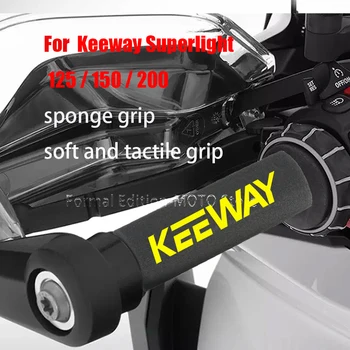 על Keeway Superlight 125 / 150 / 200 אופנוע אחיזה כיסוי Shockproof 27mm אופנוע ספוג אחיזה על Keeway Superlight 125