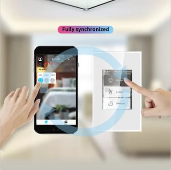SmartLife הרבה אוטומציה ביתית WIFI בית חכם LANBON צבע להחליף מסך LCD להתחלף עם צריכת חשמל פונקציה