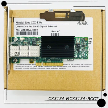 ConnectX-3 Pro EN 40 Gigabit Ethernet QSFP PCIe3.0 x8 יחיד Port כרטיס רשת NIC CX313A MCX313A-BCCT