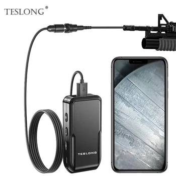 Teslong נשא היקף עבור iPhone & iPad, 1.2 מ ' אורך כבל-WiFi בורסקופ Videoscope בדיקה המצלמה,מתאים 0.2 ב קליבר & גדולים יותר.