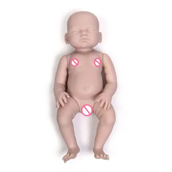 סיטונאי גוף מלא, רך סיליקון ויניל תינוקות ונולד מחדש צבוע בובה ערכת 50 ס 
