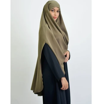 Wepbel נשים מוסלמיות של Hijabs Khimar Abaya הרמדאן תקורה האסלאמית לבוש טורבן חיג ' אב צעיפים עוטפת תפילה האסלאמית בגד