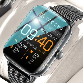ZK30 שעון חכם גברים, נשים, ניטור קצב הלב ספורט שעונים אדם IP68, עמיד למים נשים Smartwatch עבור Xiaomi Huawei אפל