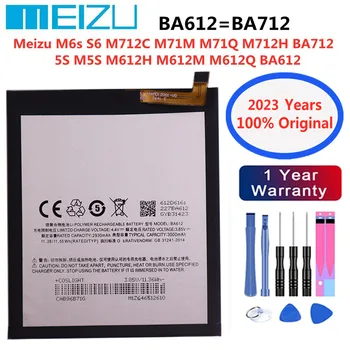 2023 שנים 3000mAh סוללה מקורית עבור Meizu 5S M5S M612H M612M M612Q BA612 M6s S6 M712C M71M M71Q M712H טלפון BA712 טלפון