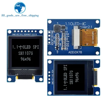 TZT 1.1 אינץ תצוגת OLED 96×96 LCD מודול ממשק SPI SH1107 4PIN / 7PIN LCD 1.1 