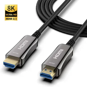 4K כבל HDMI כבל סיב אופטי hdmi 2.0 18Gbps 60Hz HDR HDCP עבור HD TV Box מקרן אולטרה מהירות המחשב xbox סדרה x