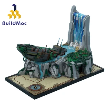 Buildmoc הנעלמה של דרייק המזל משחק יצירתי הסרט MOC להגדיר אבני הבניין צעצועים לילדים ילדים מתנות צעצוע 2904PCS לבנים