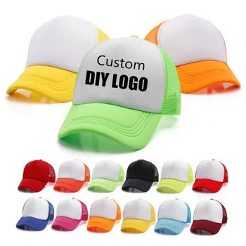 1pc DIY לוגו עיצוב חדש קיץ למבוגרים מחוץ לאופנה ODM OEM מותאם אישית לוגו כובע בייסבול Snapbacks כובע השמש casquette gorros