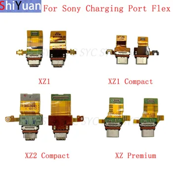 טעינת USB יציאת להגמיש כבלים מחבר עבור Sony Xperia XZ1 קומפקטי XZ2 XZ פרימיום מחבר טעינה להגמיש מודול