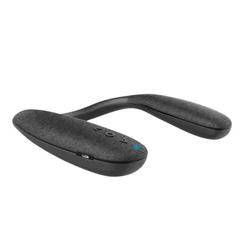 רמקולי Bluetooth Neckband לביש אלחוטי רמקולים הביתה חיצוני רמקולים אלחוטיים 10Hrs 3D אמיתי צליל סטריאו עם מיקרופון